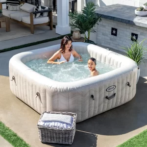 28472 Bubble Massage 4-Perons Round Ø 196 cm