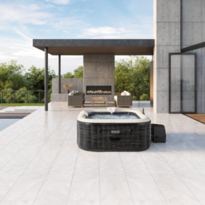 28450 4-PERSON GREYSTONE DELUXE SQUARE BUBBLE SPA SET 1.75  X 71 CM